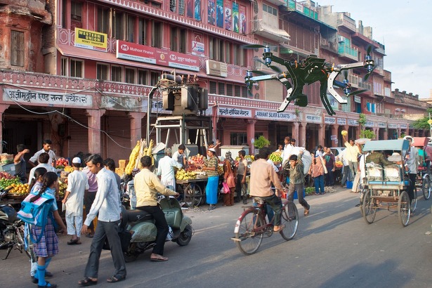 Politie in India zet drones in tijdens boerenprotest